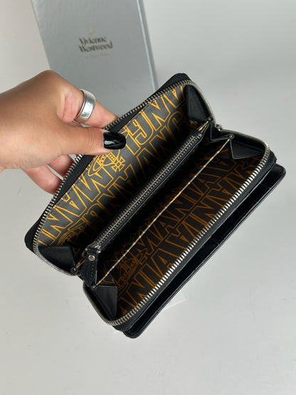 Vintage Vivienne Westwood leather wallet checked