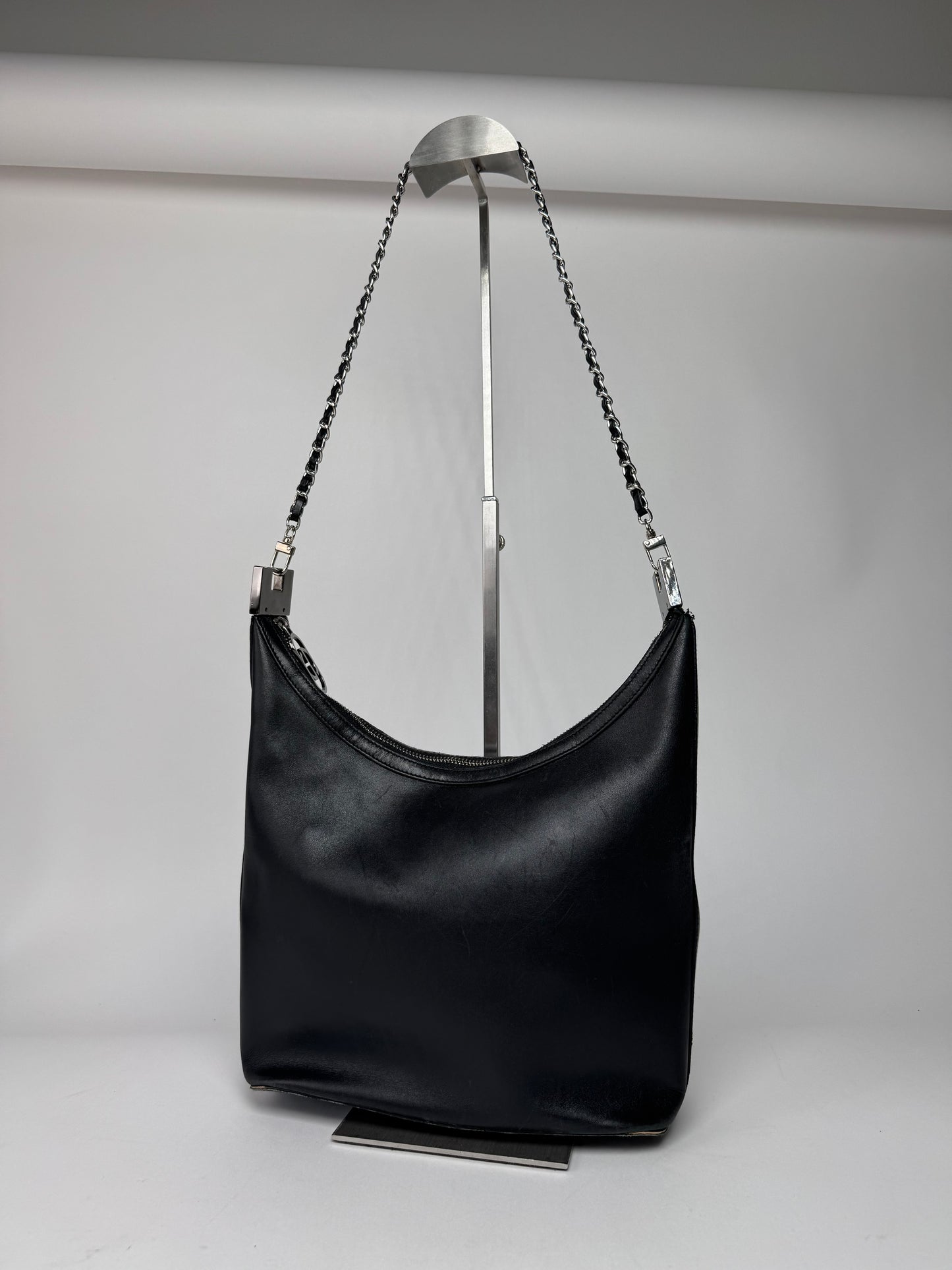 Vintage Gucci Leather Bag Black