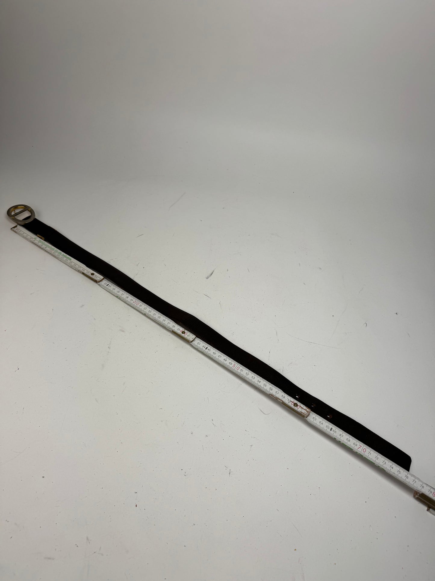 Vintage Dior Leather Belt brown