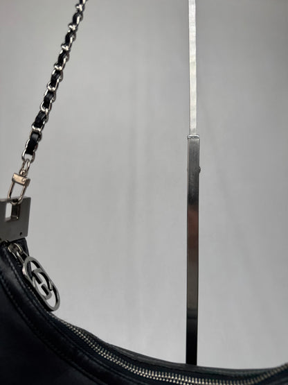 Vintage Gucci Leather Bag Black