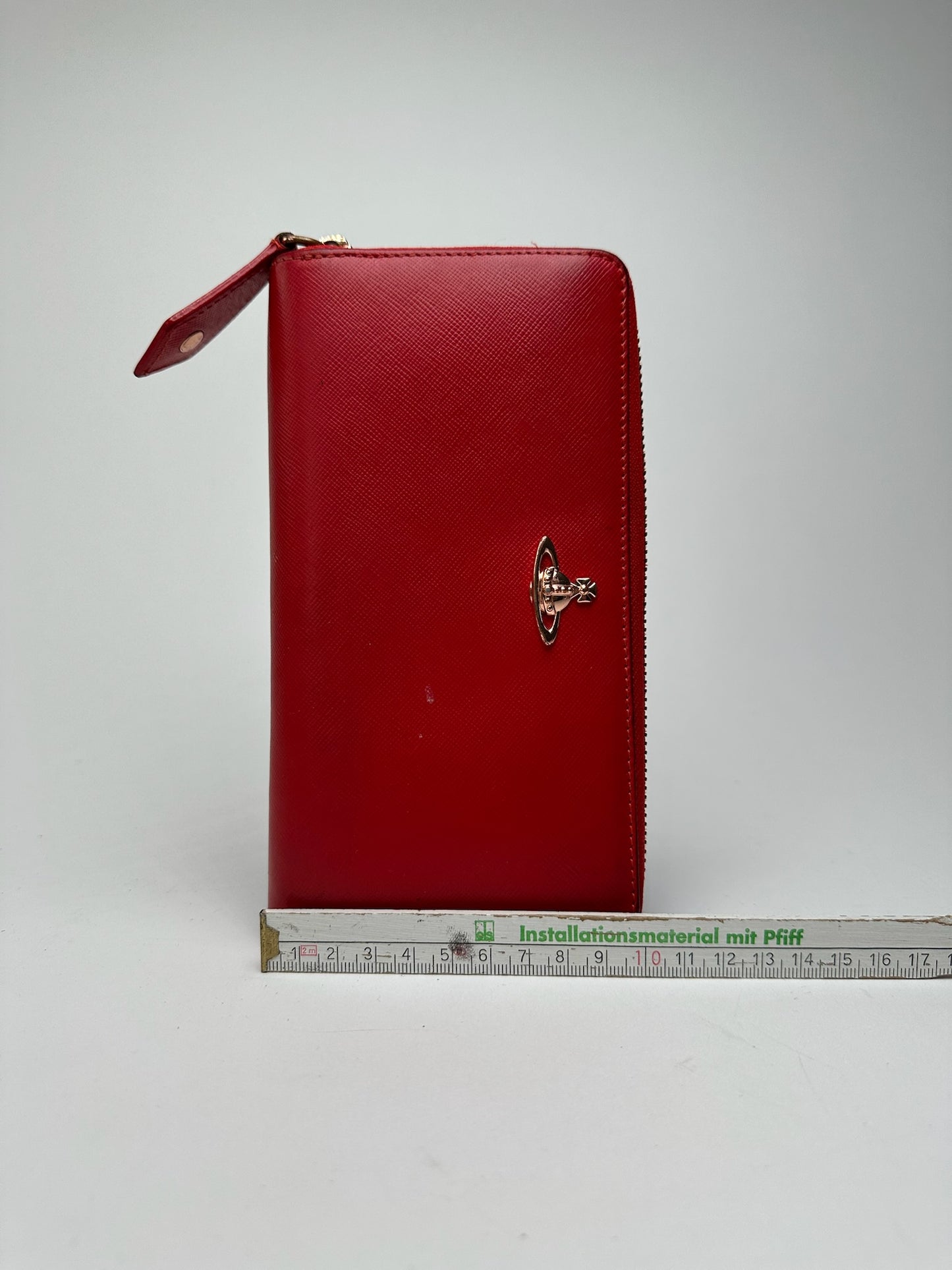Vintage Vivienne Westwood leather wallet red