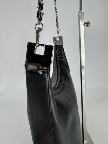Vintage Gucci Leather Bag Black