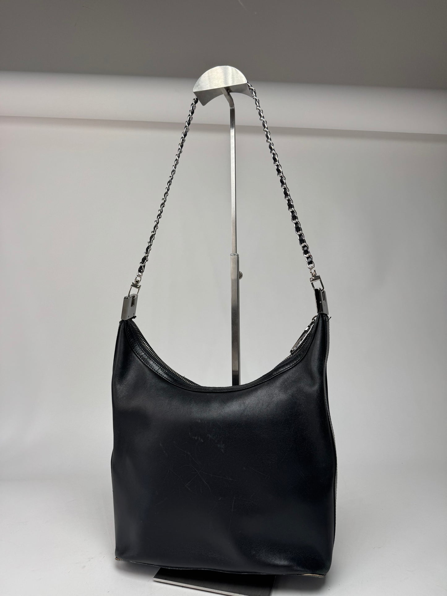 Vintage Gucci Leather Bag Black