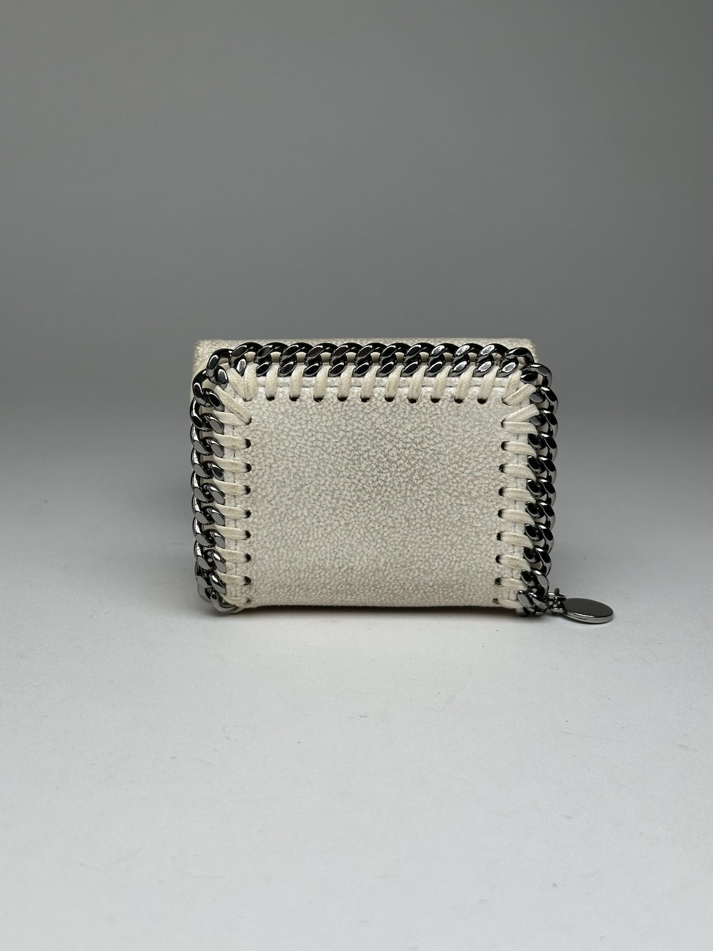 Stella Mc Cartney Vegan Leather Falabella Wallet White