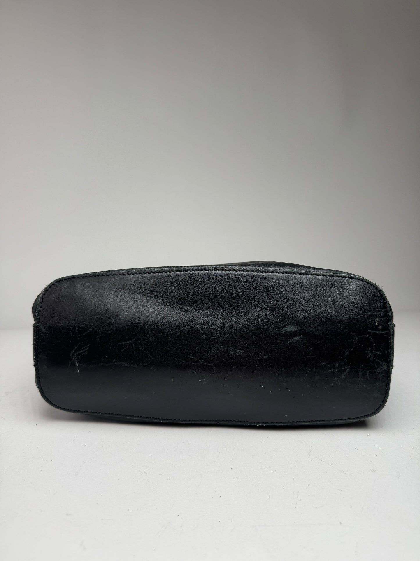 Vintage Gucci Leather Bag Black