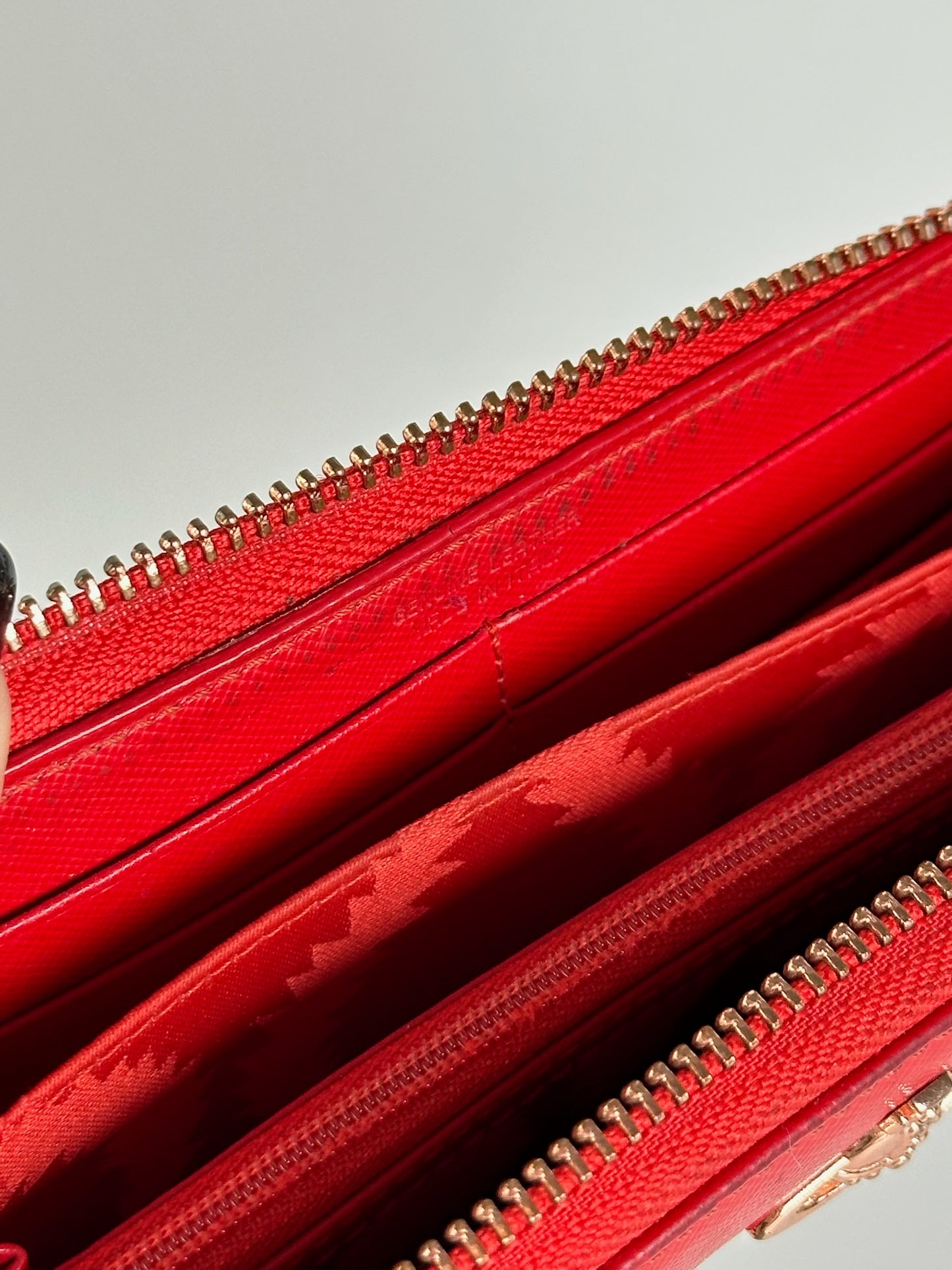 Vintage Vivienne Westwood leather wallet red