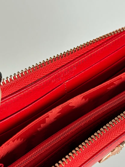 Vintage Vivienne Westwood leather wallet red