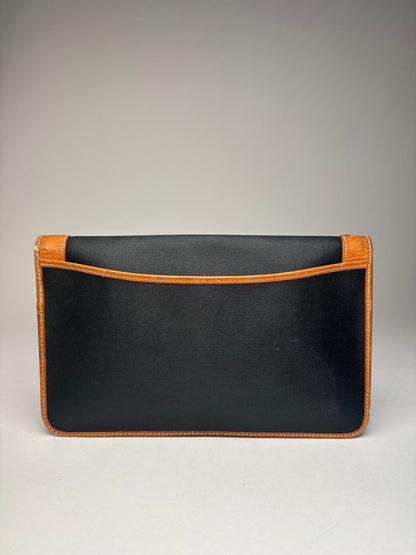 Vintage Dior Leather Clutch black Brown