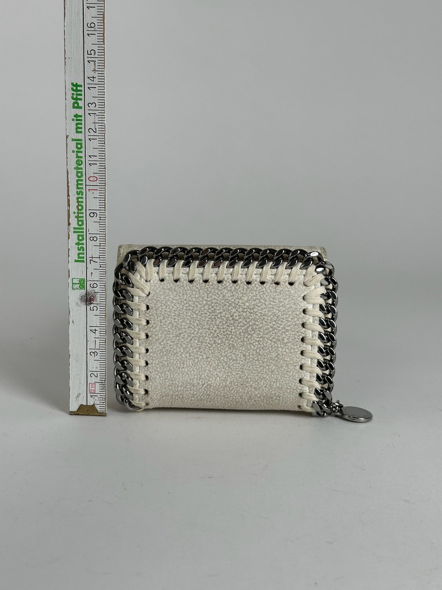 Stella Mc Cartney Vegan Leather Falabella Wallet White