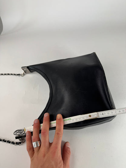 Vintage Gucci Leather Bag Black