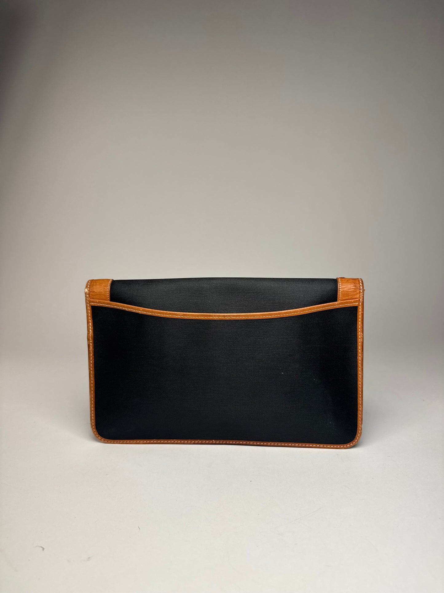 Vintage Dior Leather Clutch black Brown