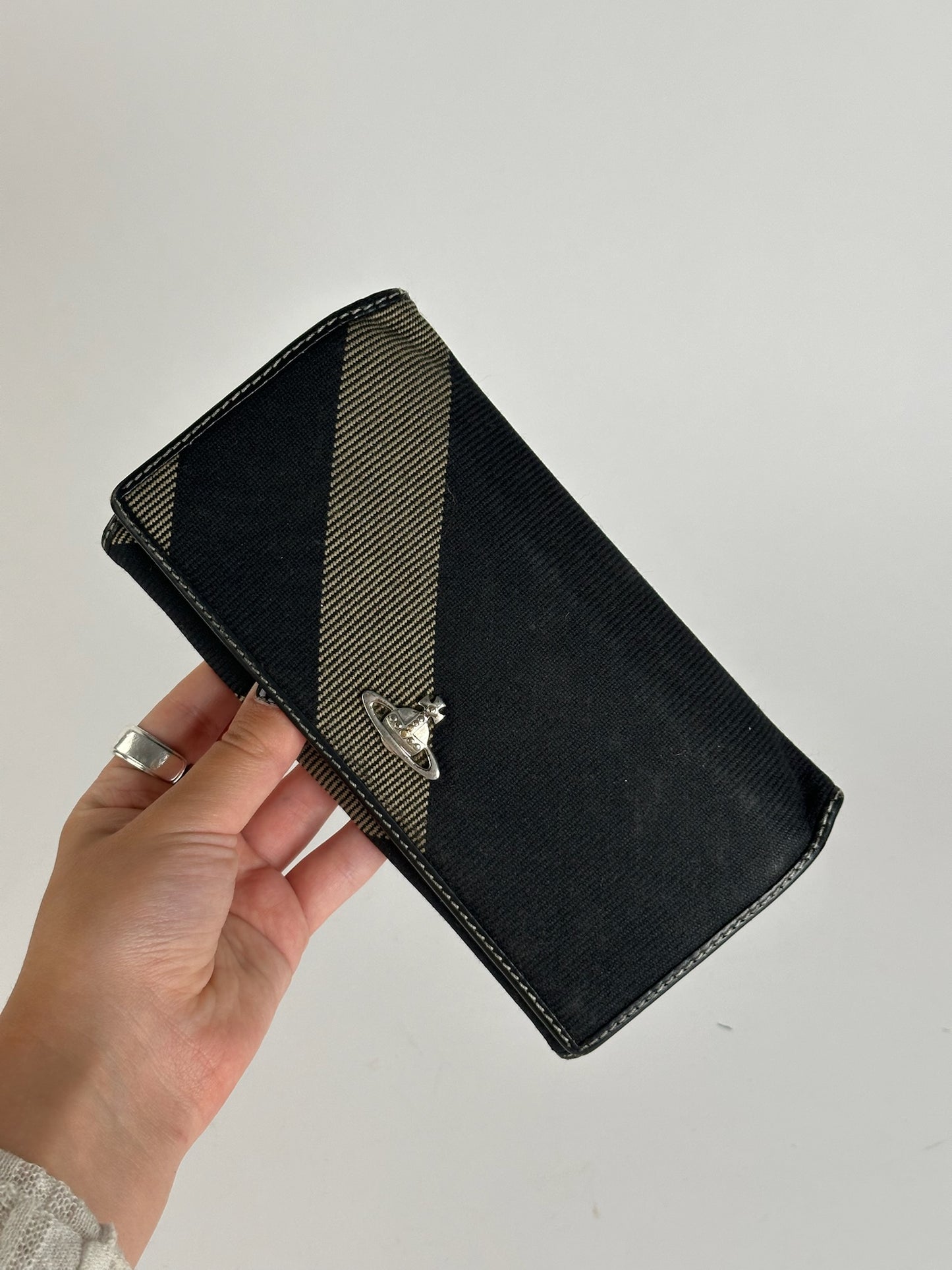Vintage Vivienne Westwood wallet gray black