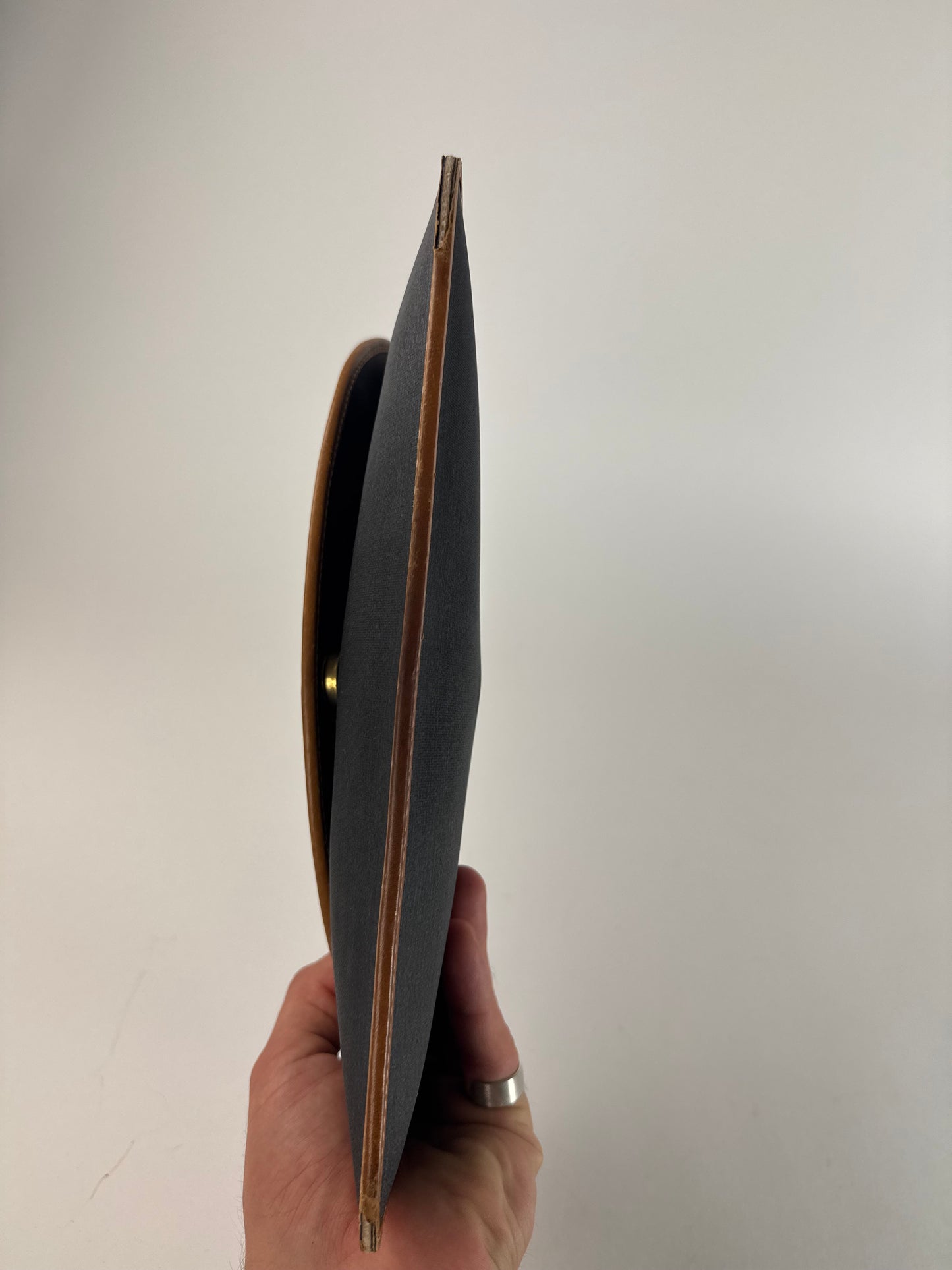 Vintage Dior Leather Clutch black Brown