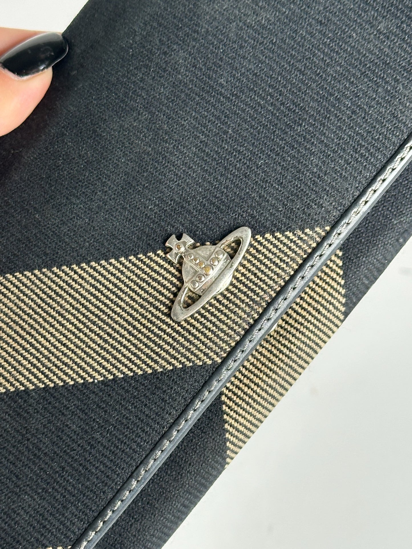 Vintage Vivienne Westwood wallet gray black