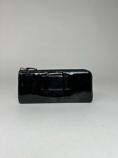 Vintage Miu Miu Patent Leather Wallet Black