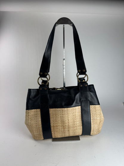 Sac Chloé vintage beige noir