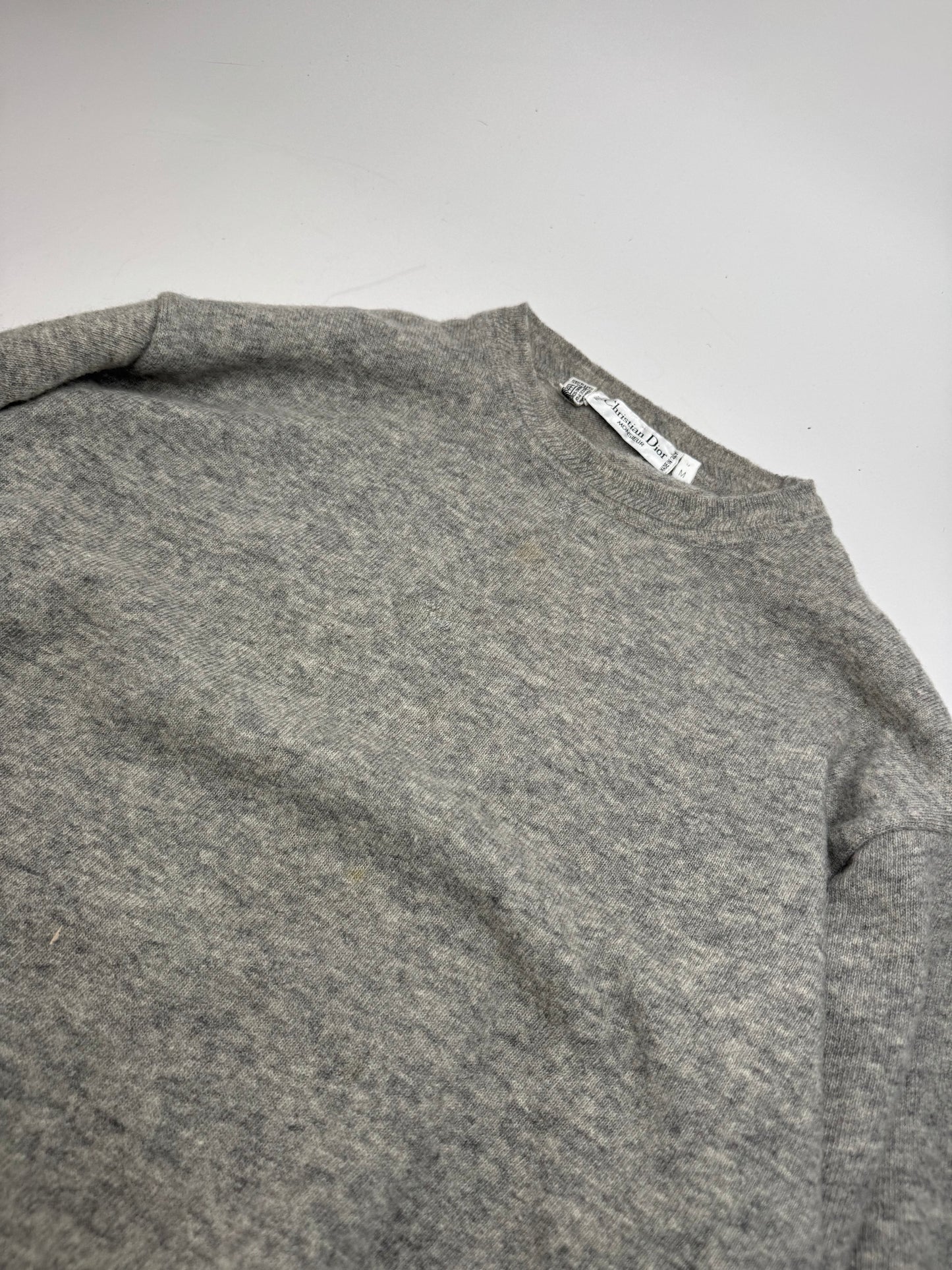 Vintage Dior Men’s Crewneck Wool Sweater M