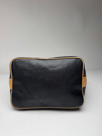 Vintage Celine Paris Sac Seau Leather Bag Black