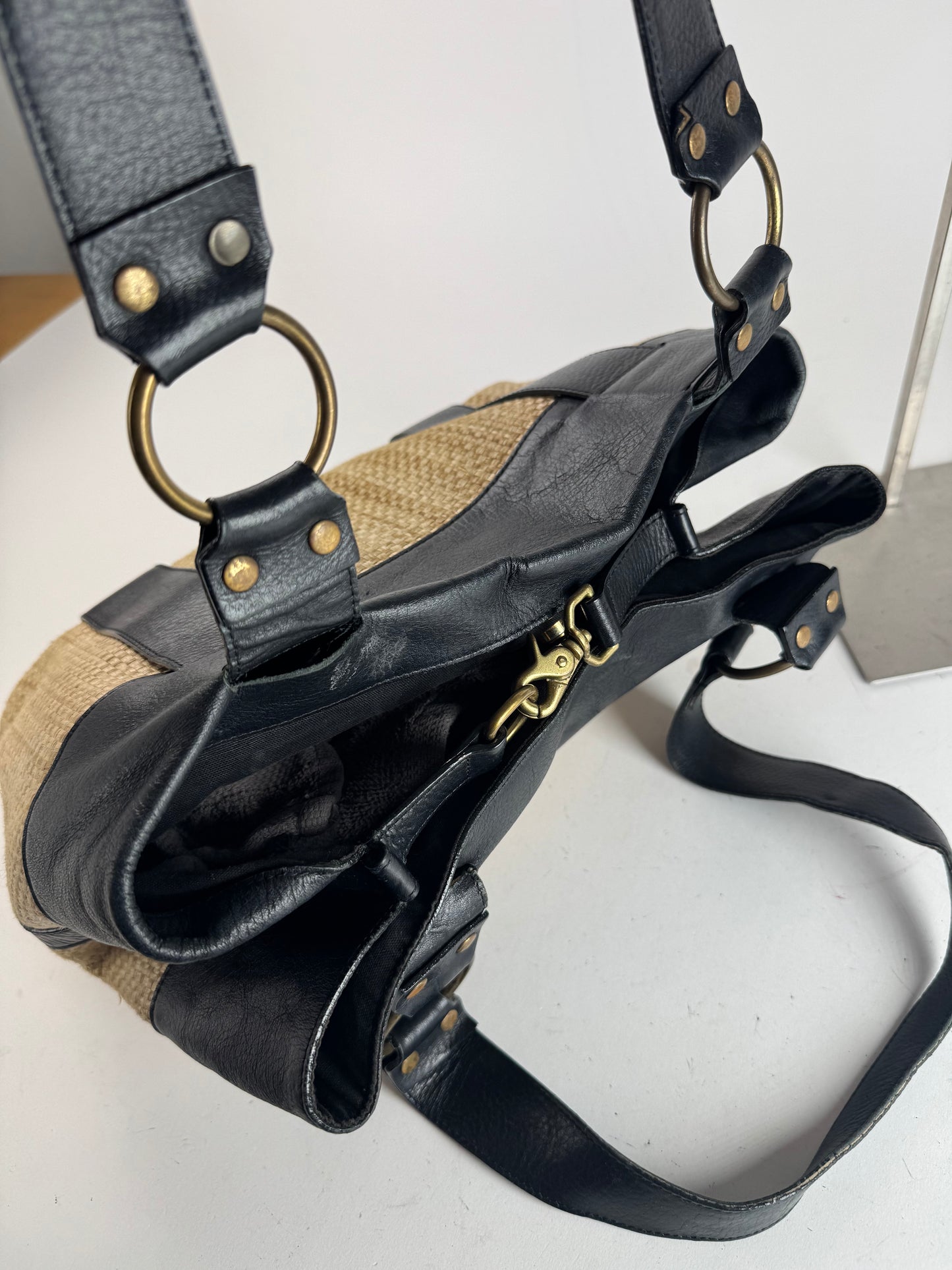 Sac Chloé vintage beige noir