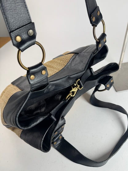 Sac Chloé vintage beige noir