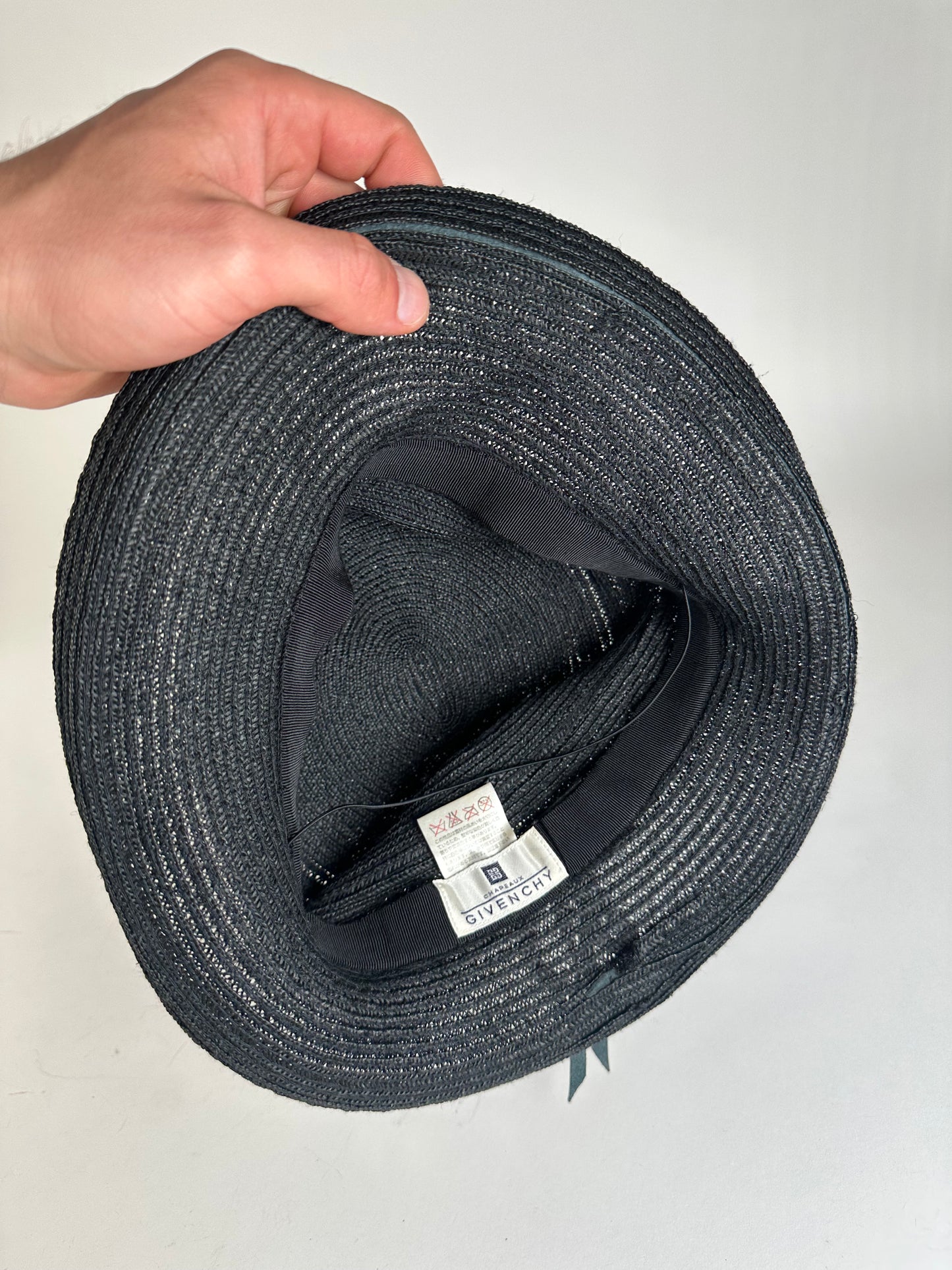 Vintage Givenchy Synthetic Hat Black M