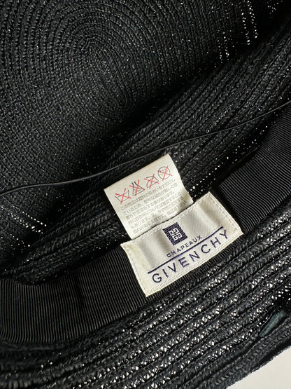 Vintage Givenchy Synthetic Hat Black M