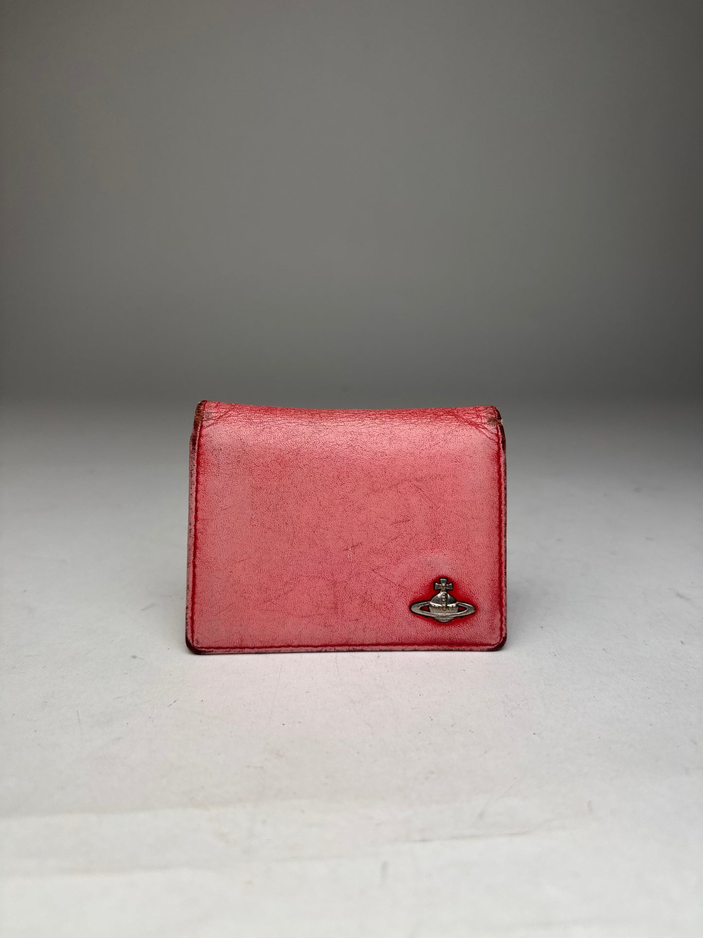 Vintage Vivienne Westwood Leather Card Holder Pink