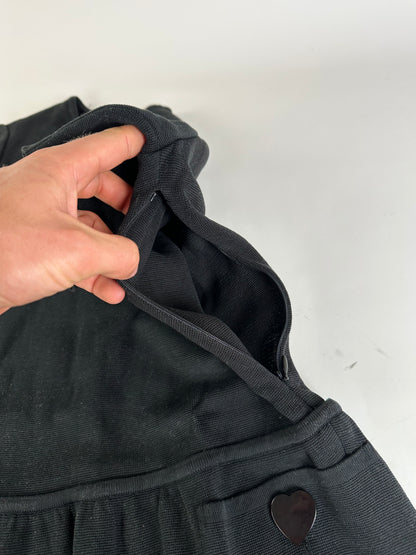Vintage Saint Laurent Jersey Dress Black M