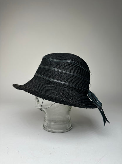 Vintage Givenchy Synthetic Hat Black M