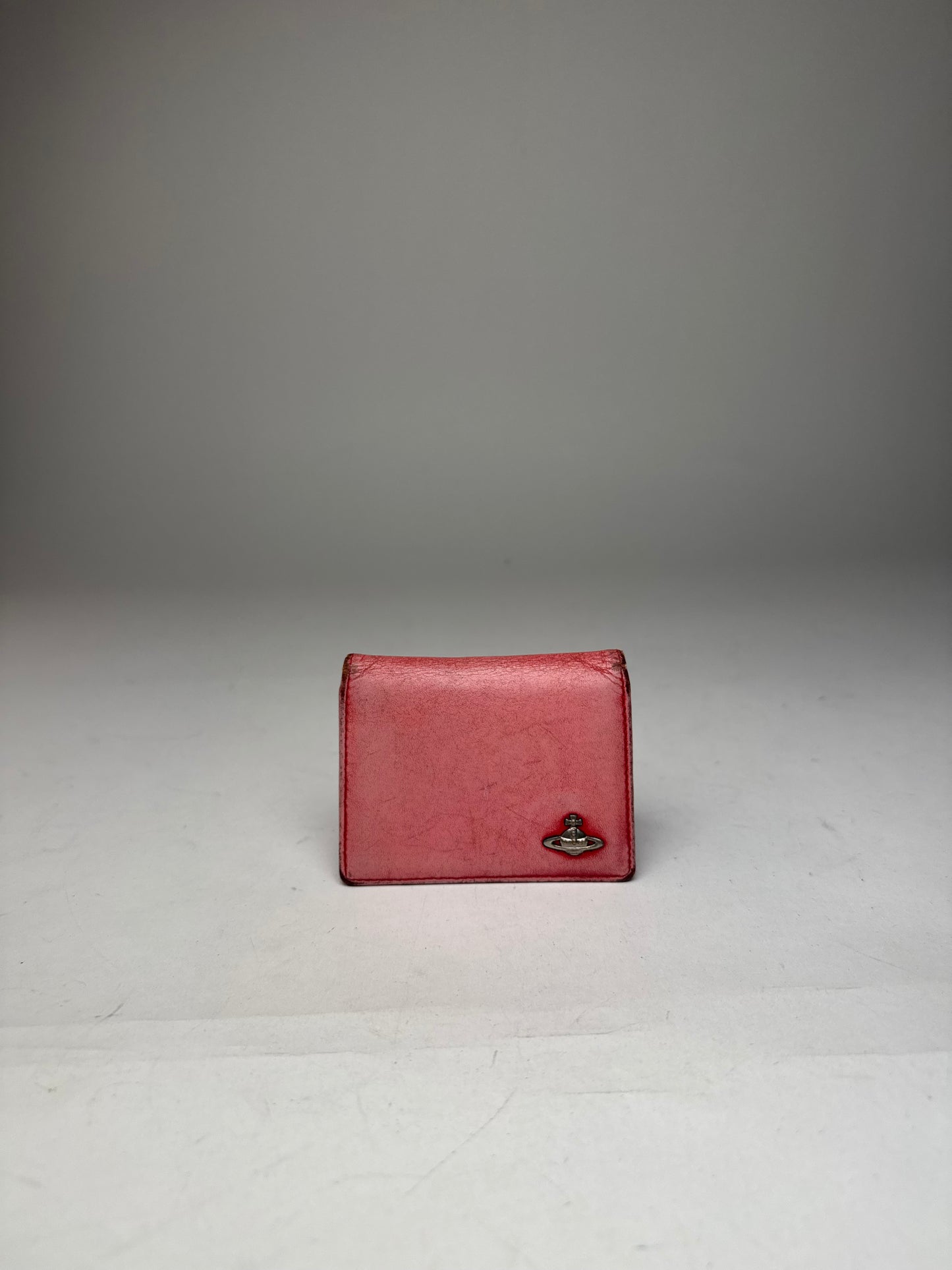Vintage Vivienne Westwood Leather Card Holder Pink