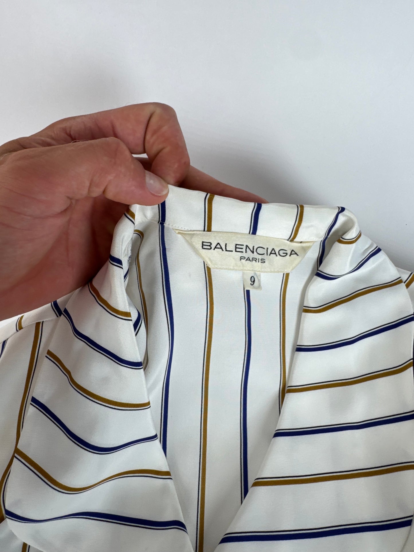 Vintage Balenciaga Striped Shirt M