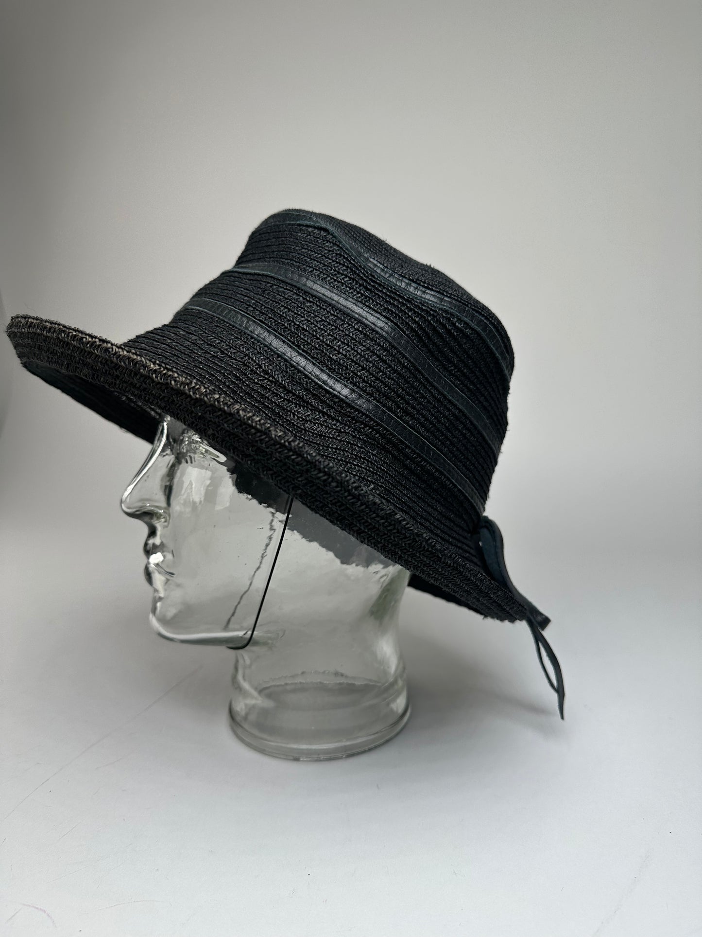 Vintage Givenchy Synthetic Hat Black M