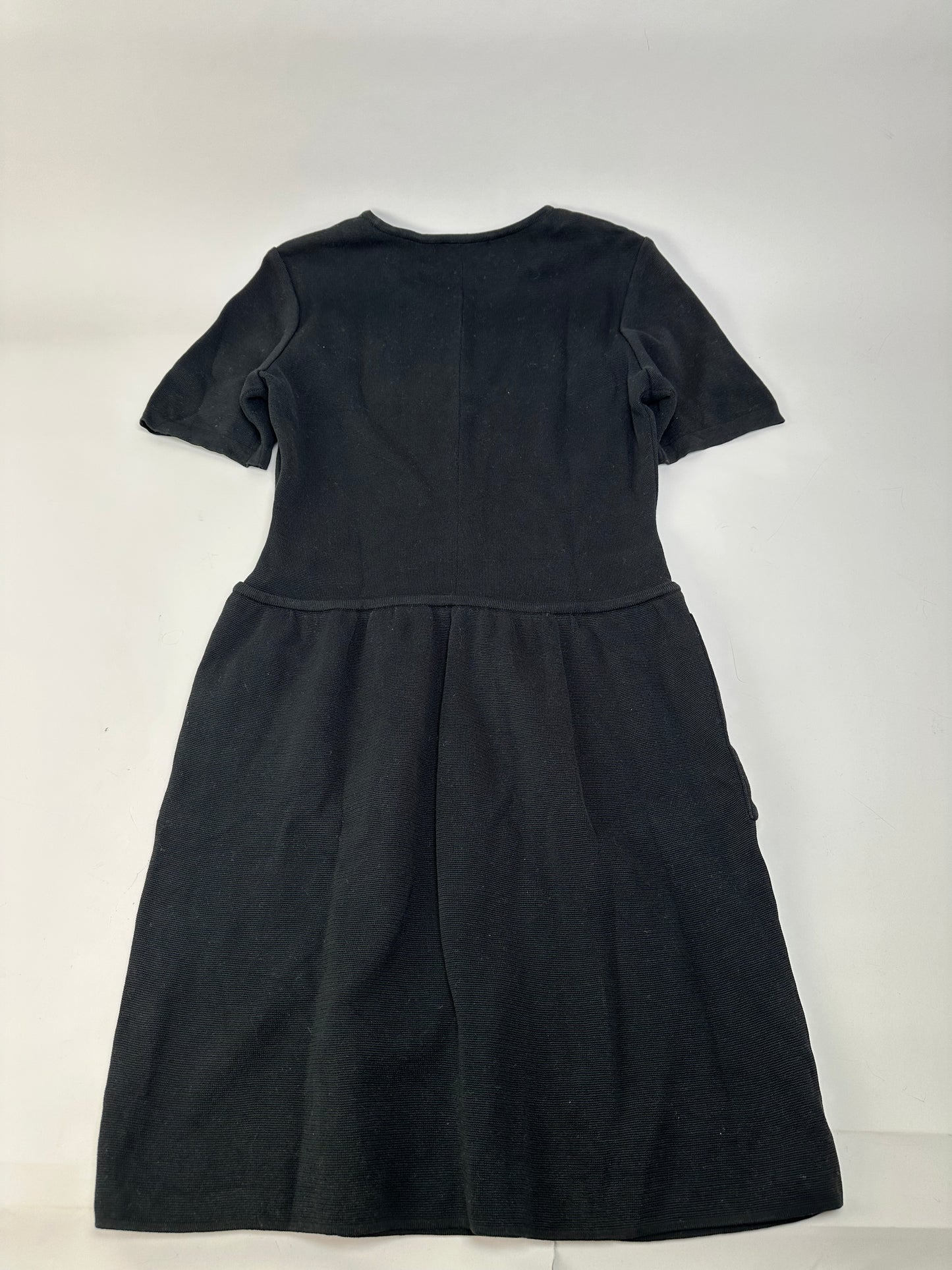 Vintage Saint Laurent Jersey Dress Black M