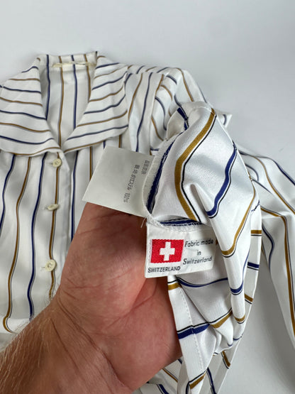 Vintage Balenciaga Striped Shirt M