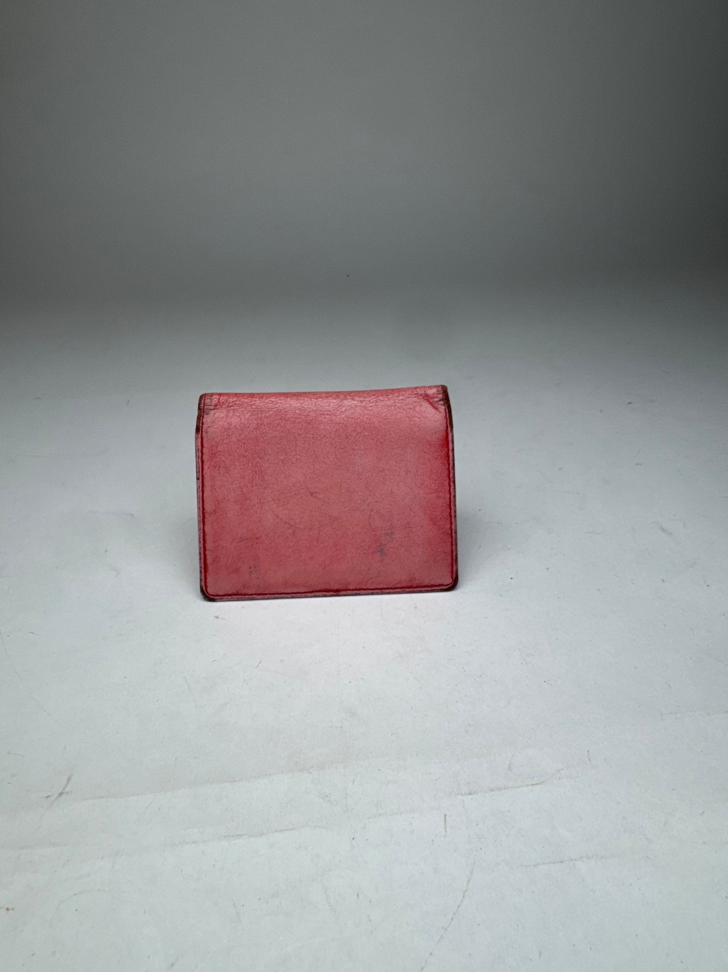 Vintage Vivienne Westwood Leather Card Holder Pink