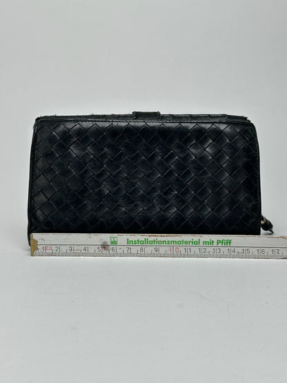 Vintage Bottega Veneta Leather wallet brown black