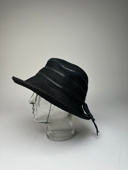 Vintage Givenchy Synthetic Hat Black M