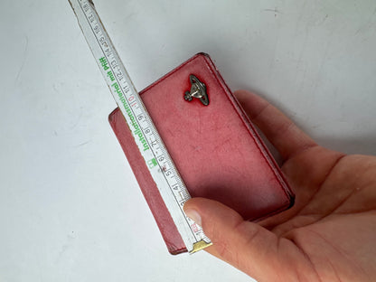 Vintage Vivienne Westwood Leather Card Holder Pink
