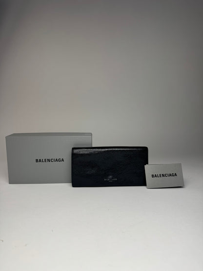 Vintage Balenciaga Leather Wallet Black