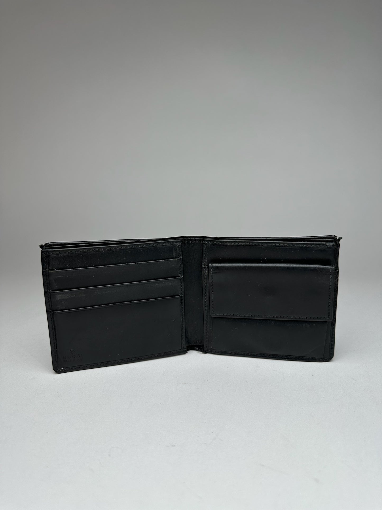 Vintage Gucci Flapable Wallet Black