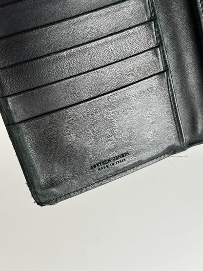 Vintage Bottega Veneta Leather wallet brown black