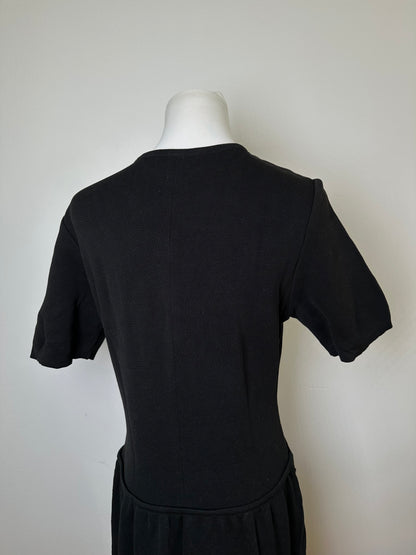Vintage Saint Laurent Jersey Dress Black M