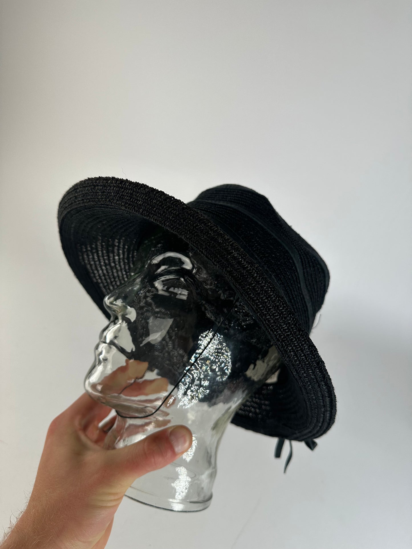 Vintage Givenchy Synthetic Hat Black M