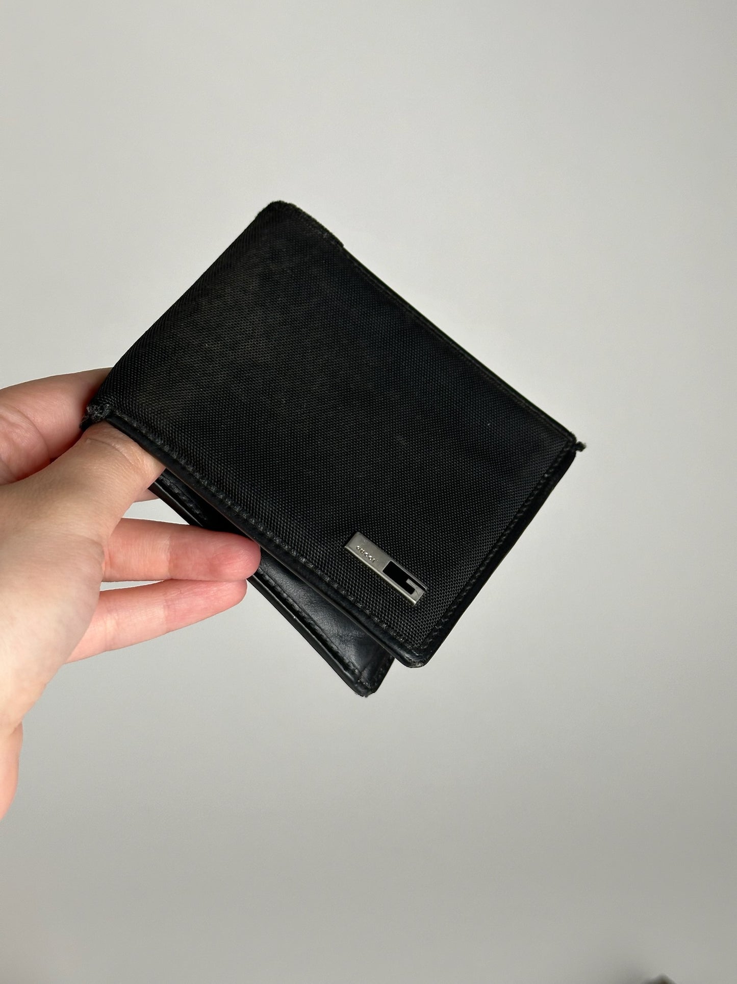 Vintage Gucci Flapable Wallet Black