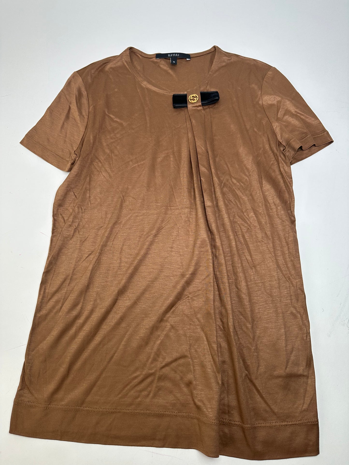 Vintage Gucci GG Shirt Brown M