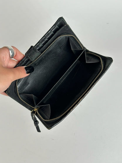 Vintage Bottega Veneta Leather wallet brown black