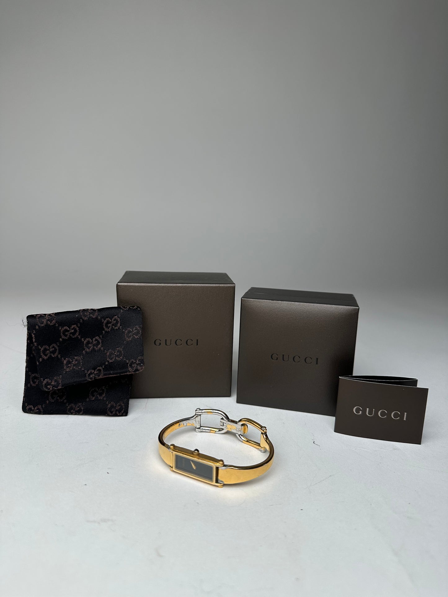 Vintage Gucci Horsebit Watch Golden