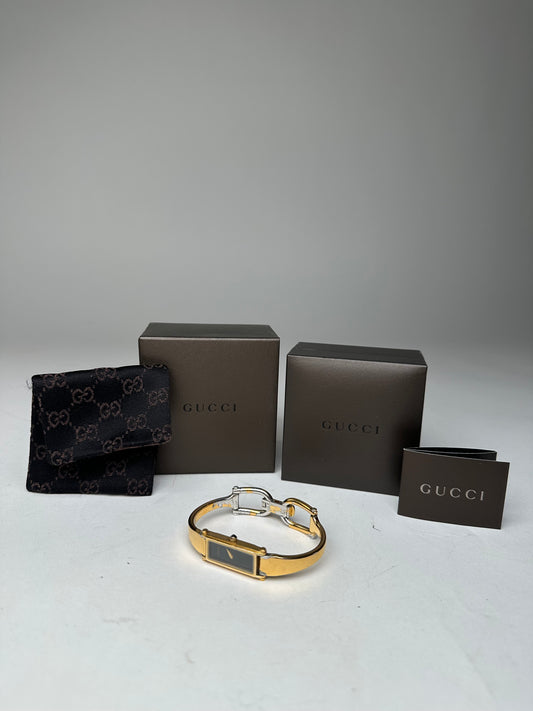 Vintage Gucci Horsebit Watch Golden