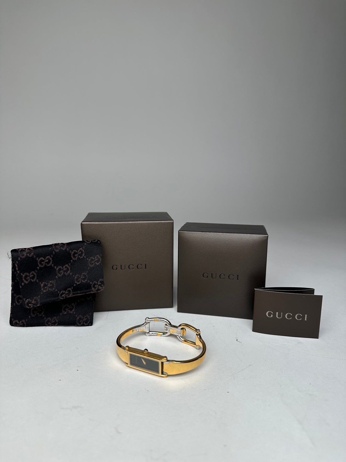 Vintage Gucci Horsebit Watch Golden