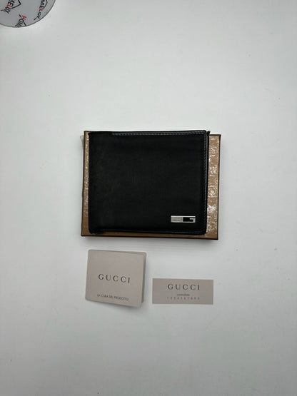 Vintage Gucci Flapable Wallet Black